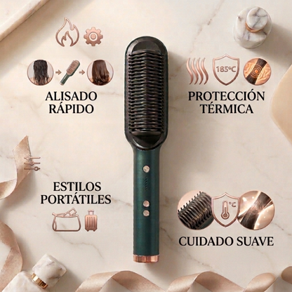 LisséPro™ Cepillo Alisador Profesional | Sin Frizz al Instante | Potencia el Brillo